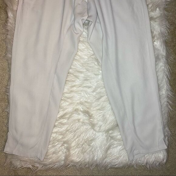 NWT Eileen Fisher cream Drawstring Ankle Pants Small - Picture 4 of 10